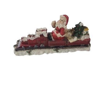 Santa Claus Ceramic Christmas Train Presents Collection Decorations Holidays